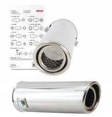 AMiO Μπούκα Εξάτμισης 30-45mm Universal-thumb-2