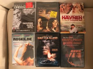 πωλούνται ταινίες DVD (Green Zone, Da Vinci Code, Heaven, Roskilde, Shuttered Island, Escape from Death Now)