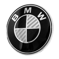 Καπάκι κέντρου ζάντας BMW carbon 68mm μαύρο 1τμχ