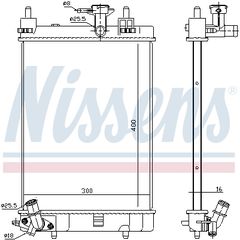 Ψυγείο νερού/εξαρτήματα DAIHATSU CUORE VII 1.0/1.0LPG 04.07-