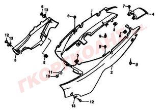 ΚΑΛΥΜΜΑ ΠΛΑΙΝΟ ΔΕΞΙ MAT BLACK VGB019-170462-QZ01