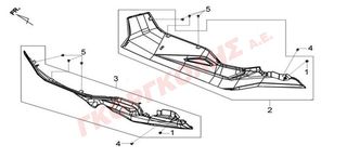 ΚΑΠΑΚΙ ΠΛΑΙΣΙΟΥ ΚΑΤΩ ΑΡΙΣΤΕΡΟ ΑΣΠΡΟ WH-300P 8362A-L4C-000-QU