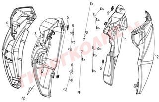 ΚΑΛΥΜΜΑ ΠΛΑΙΣΙΟΥ ΔΕΞΙΟ ΜΠΛΕ BU-2935U 64301-BAA-000-CA1