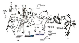 ΠΟΔΙΑ ΕΜΠΡΟΣΘΙΑ ΑΡΙΣΤΕΡΗ (R-010CA) 64302-X8A-000-RD