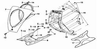 ΠΟΔΙΑ ΕΜΠΡΟΣΘΙΑ ΡΟΖ 64301-A7A-000-VP