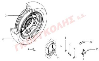 ΤΡΟΧΟΣ ΟΠΙΣΘΙΟΣ (S-423) 42601-H3A-900-OH