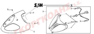 ΠΟΔΙΑ ΕΜΠΡΟΣΘΙΑ ΚΙΤΡΙΝΗ 64301-H3A-000-YG