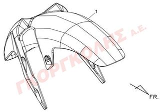 ΦΤΕΡΟ ΕΜΠΡΟΣΘΙΟ GY-010UL 61100-B9A-000-GE