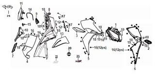 ΠΟΔΙΑ ΕΜΠΡΟΣΘΙΑ ΔΕΞΙΑ 64301-X8A-000-AG