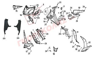 ΠΟΔΙΑ ΕΜΠΡΟΣΘΙΑ 64310-U14-000-BU