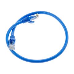 Καλώδιο Ethernet 0.5m CAT 6E Μπλε-thumb-2