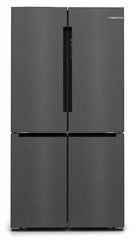 Bosch KFN96AXEA Ψυγείο Ντουλάπα 605lt Total NoFrost Υ183xΠ91xΒ73.1εκ. Inox