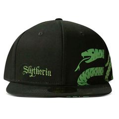 Harry Potter Slytherin snapback cap ONE SIZE