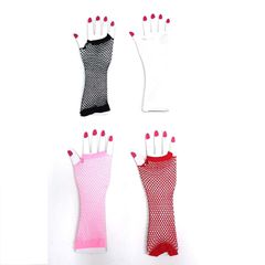 Γάντια με Δίχτυ Λευκά 30cm-thumb-1