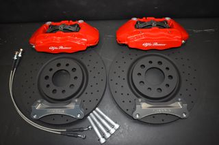 HyperBrake Brembo 4pot kit φρένων για Alfa Romeo Giulietta 330x28mm 