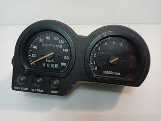 Suzuki DR 650 όργανα - κοντέρ - στροφόμετρο - ενδείξεις 