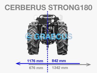 Καταστροφείς Χόρτων/Κλαδιών Graecus 2026 CERBERUS STRONG180 | Βαρέως | Υδραυλ. μετ. & λεπίδες-thumb-6