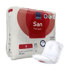 ABENA San Premium No3 Unisex Σερβιέτες Ακράτειας Κανονικής Ροής 4 σταγόνες 28 τεμάχια 1000021304