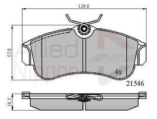 ΔΙΣΚΟΦΡΕΝΑ NISSAN ALMERA P11  PRIMERA N16