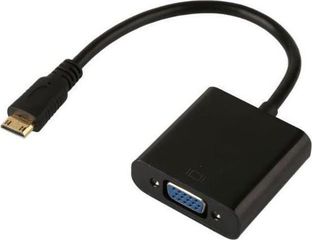Powertech Μετατροπέας HDMI 1.4V (M) Mini σε / VGA DB15 (F), 0.20cm (CAB-H031)