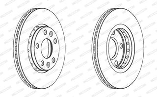 ΔΙΣΚΟΠΛΑΚΕΣ ΕΜΠΡ RENAULT MEGANE 28Χ24mm