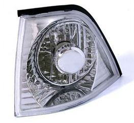 Φλας δίπλα στο φανάρι BMW E36 (1991-1999) sedan - χρωμίου - σετ 2τμχ.