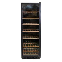 Ψυγείο Βιτρίνα Κρασιών χωρητικότητας 342lt και εξωτερικών διαστάσεων 600x630x1835mm. 