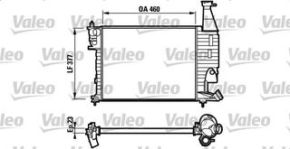 ΨΥΓ.1,1cc +/- A/C(46x37,8x23) για CITROEN BERLINGO 96-02