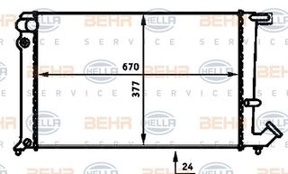 ΨΥΓΕΙΟ 1,8-1,9 ΒΕΝΖ-ΠΕΤΡ (67x38)(X/ΑΣΦ.) για CITROEN BERLINGO 96-02