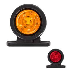 Φως πλαϊνής σήμανσης - όγκου με 20 SMD LED Πορτοκαλί-Κόκκινο 24V τύπου ωμέγα
