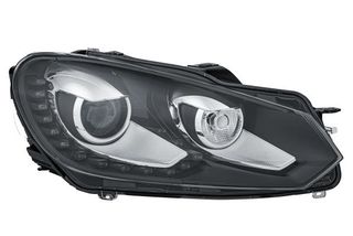 ΦΑΝΟΣ ΕΜΠΡΟΣ Bi-XENON ΕΞΥΠΝΟ ΜΕ ΦΩΣ ΗΜΕΡΑΣ LED (HELLA) για VW GOLF VI 08-13