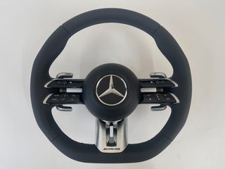 Mercedes-Benz τιμόνι γνήσιο AMG performance καινούριο για W213 E-Class, W206 C-Class, X254 GLC, W223 S-Class, W177 A-Class, C118 CLA-Class, W247 B-Class, H247 GLA κ.α.