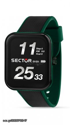 Sector S-03 Pro Light smartwatch με μαύρο και πράσινο λουράκι R3251171001