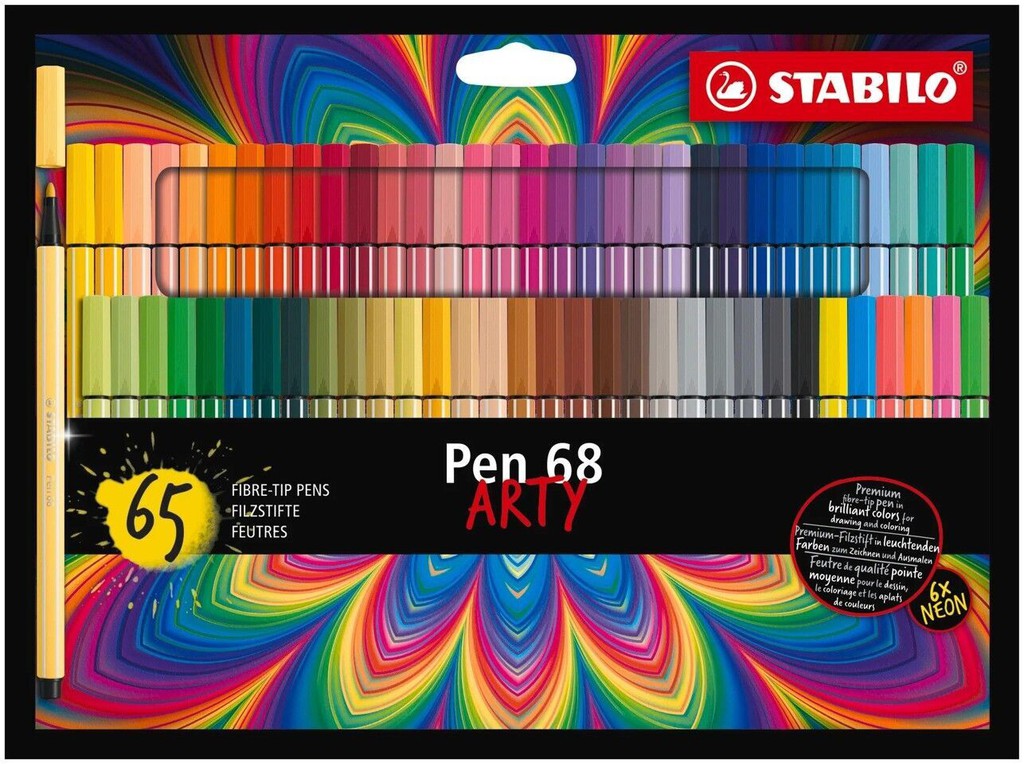Stabilo - Pen 68 Arty, 65 pcs (204074)