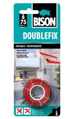 BISON Double Fix Διάφανη Εξαιρετικά Iσχυρή Tαινία Στήριξης Διπλής Όψης 19mm X 1,5cm