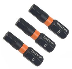 455605 ΜΥΤΗ ΑΛΛΕΝ HEX 5x25mm 03τμχ IMPACT TORSION TACTIX