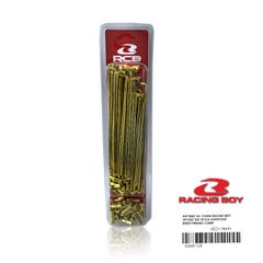 ΑΚΤΙΝΕΣ 9G 155ΜΜ RACING BOY ΧΡΥΣΕΣ ΜΕ ΧΡΥΣΑ ΚΑΨΟΥΛΙΑ ΕΝΙΣΧΥΜΕΝΕΣ 3.6ΜΜ