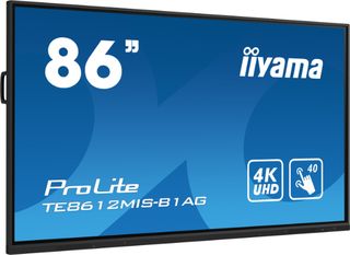 iiyama ProLite TE8612MIS-B1AG, 85.6'', Touchscreen, infrared, 3840x216, 4K, 8ms, USB (type A), USB-C, Bluetooth, Ethernet, black