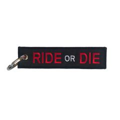 Μπρελόκ Κλειδιών Υφασμάτινο RIDE OR DIE