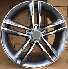 AUDI Style 555 7.5×17 5×112 ET39 Gunmetal Face Machined