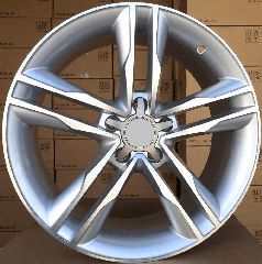 AUDI Style 555 7,5×17 5×112 ET39 Silver Face Machined