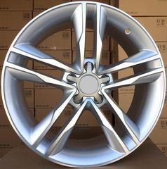 AUDI Style 521 8×18 5×112 ET42 Silver Face Machined
