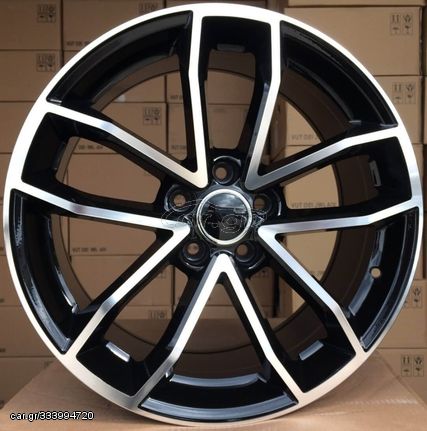 AUDI Style 5232 8×18  5×112 ET30  Black Face Machined