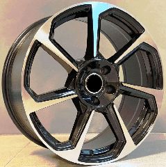 AUDI Style 662 8×18 5×100 ET42 Black Face Machined
