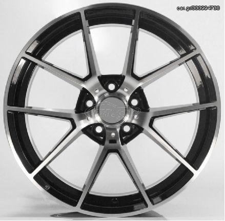 AUDI Style F1 8×18 5×100 ET38 Matt Face Machined