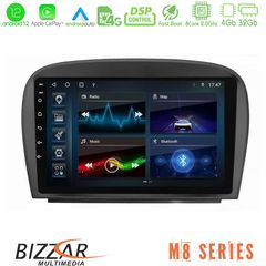 Bizzar M8 Series Mercedes SL Class 2005-2011 8Core Android13 4+32GB Navigation Multimedia Tablet 9"