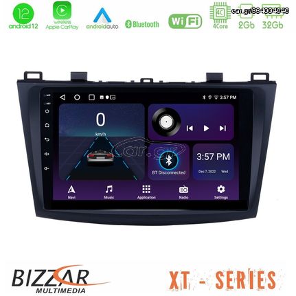 Bizzar XT Series Mazda 3 2009-2014 4Core Android12 2+32GB Navigation Multimedia Tablet 9"