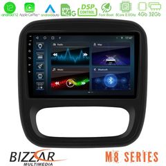 Bizzar M8 Series Renault/Nissan/Opel/Fiat 8core Android13 4+32GB Navigation Multimedia Tablet 9"