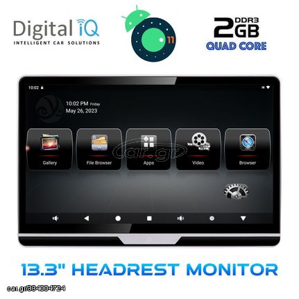 DIGITAL IQ AN1330_HR 13.3” HEADREST MONITOR