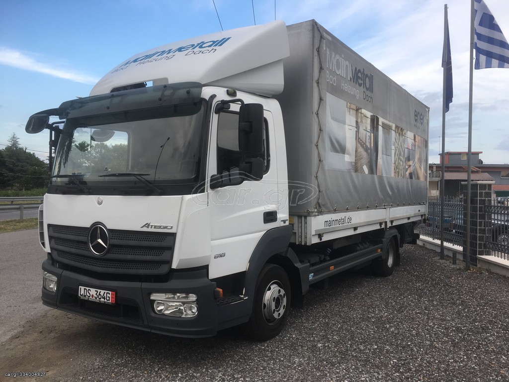 Καρότσα Μουσαμάς Mercedes-Benz 2015 ATEGO 818 EURO 6 2,760 ΩΦΕΛΙΜΟ!!!